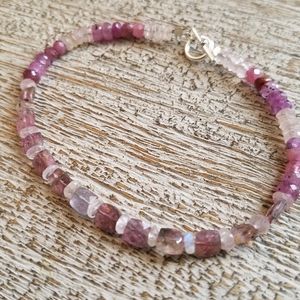 Pink Tourmaline faceted natural gemstone b…